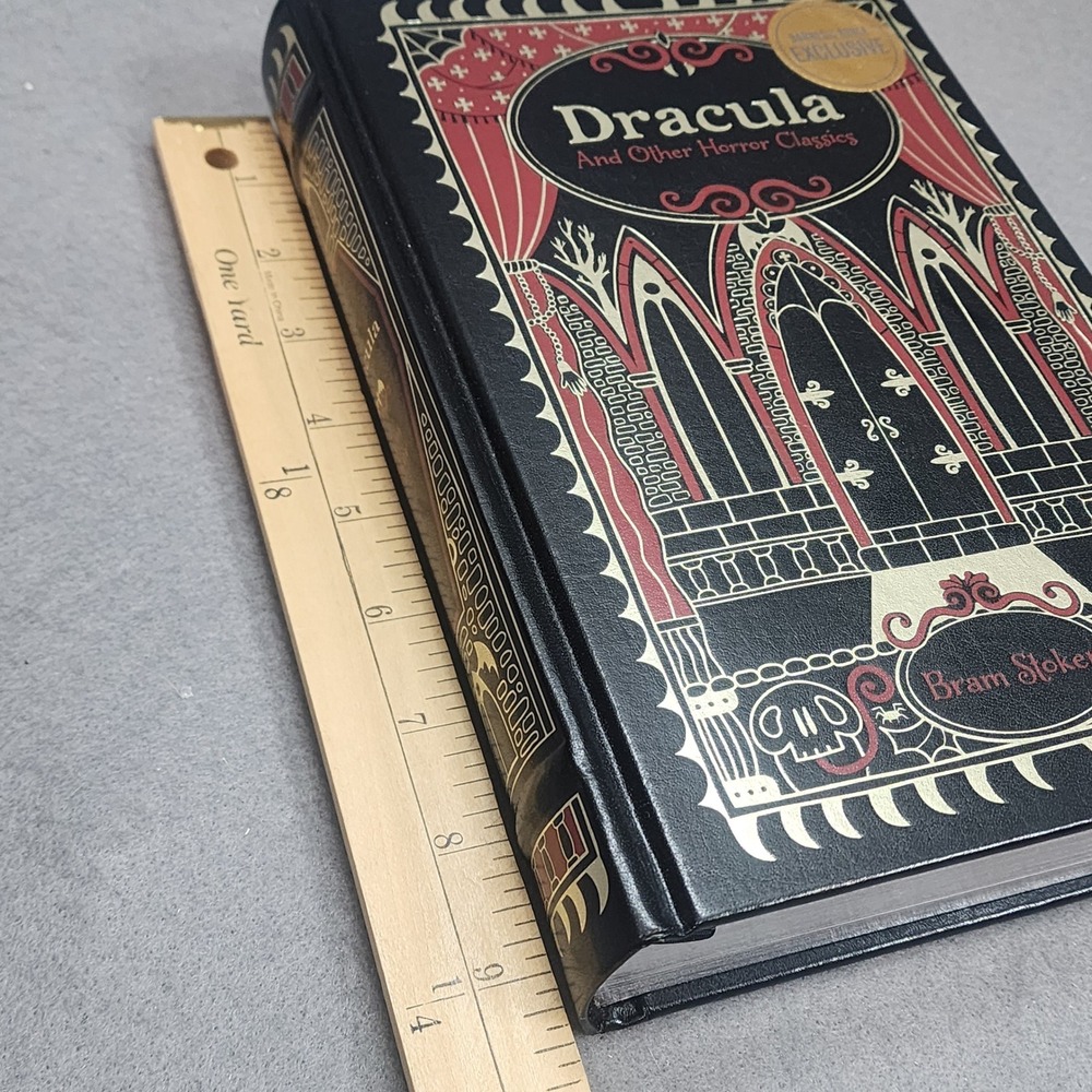 Barnes & Noble Dracula and Other Horror‎ Classics Bram Stoker Leatherbound Black - Picture 8 of 10